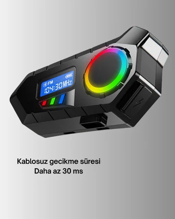 Bluetooth 5.4 Kablosuz Hoparlör IP65 Su Geçirmez ve 40 Saat Uzun Pil Ömürlü - Lisinya