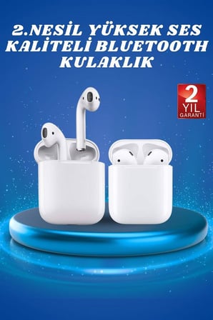 2.Nesil Yeni Model TWS Bluetooth Kulaklık Dokunmatik Kontrol Yüksek Ses Kaliteli Yeni Nesil - Lisiny
