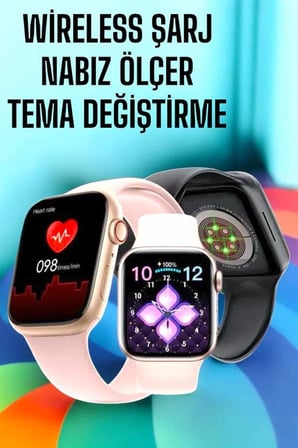 Akıllı Saat Amoled Ekran GPS ve Uyku Takibi Bluetooth Bağlantılı - Lisinya