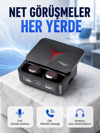 Uzun Pil Ömürlü Bluetooth Kulaklık – Spor ve Günlük Kullanım İçin Uygun Yeni Nesil - Lisinya