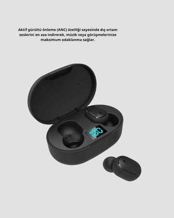 Bluetooth Kulaklık – Gürültü Önleyici, Mikrofonlu, Uzun Pil Ömürlü Kablosuz Kulaklık - Lisinya