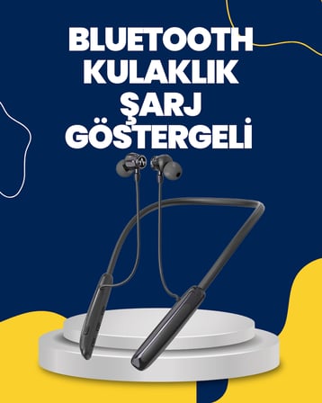 Uzun Süreli Kullanım Boyun Askılı Kablosuz Kulaklık Hızlı Şarj, Ergonomik Tasarım - Lisinya