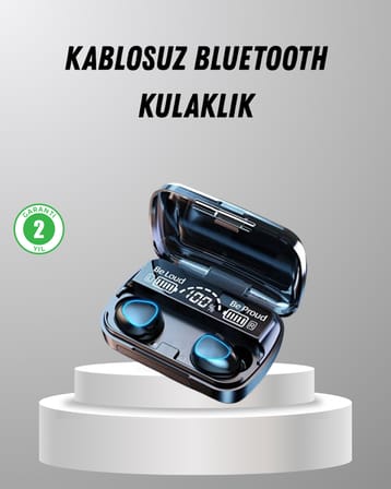 TWS Kablosuz Kulaklık Şarj Kutulu 20 Saat Kullanım Konforlu - Lisinya