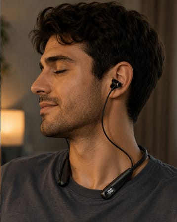 Bluetooth 5.3 Boyun Askılı Kulaklık Düşük Gecikmeli Manyetik Tasarım - Lisinya