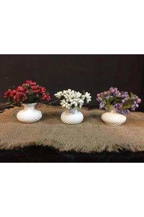 Üçlü Mini Vazo Seti 6 cm