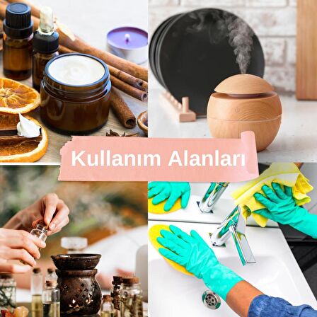 Lofty Pudra, Lavanta, Amber Romantik 100 ml Uçucu Buhur Yağı Buhurdanlık Esansı Oda Kokusu Esansiyel Yağ 3x Set