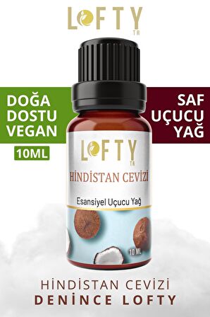 Hindistan Cevizi Uçucu Yağ Buhurdanlık Esansı Oda Kokusu Uçucu Esansiyel Yağ Buhur Yağı 10ML