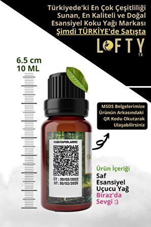 Hindistan Cevizi Uçucu Yağ Buhurdanlık Esansı Oda Kokusu Uçucu Esansiyel Yağ Buhur Yağı 10ML