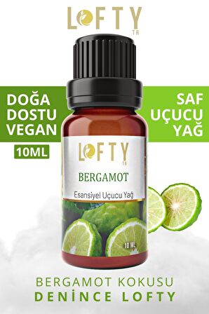 Bergamot Uçucu Yağ Buhurdanlık Esansı Oda Kokusu Uçucu Esansiyel Yağ Buhur Yağı 10ML