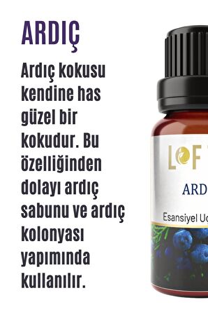 Ardıç Uçucu Yağ Buhurdanlık Esansı Oda Kokusu Uçucu Esansiyel Yağ Buhur Yağı 10ML
