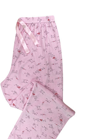 Kadın Desenli Pijama Altı