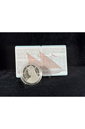 UMUR BEY 2017 - GEMİLER VE KAŞİFLER SERİSİ  No. 8 Hatıra Gümüş Sikke