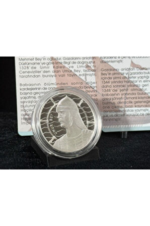 UMUR BEY 2017 - GEMİLER VE KAŞİFLER SERİSİ  No. 8 Hatıra Gümüş Sikke