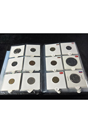 Dünya Madeni Para Seti Albümü - 72 Çeşit