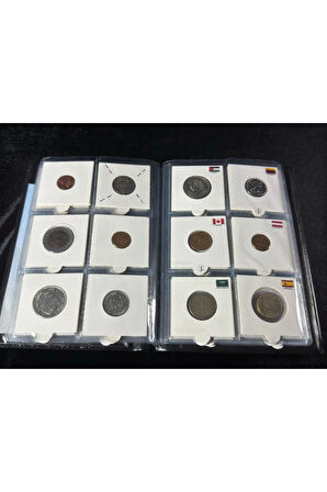 Dünya Madeni Para Seti Albümü - 72 Çeşit