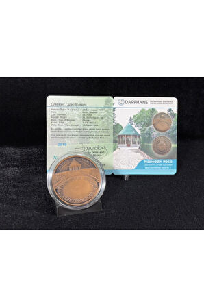 2019 Nasreddin Hoca No. 5 "Dünyanın Ortası Burasıdır" Sertifikalı Bronz Hatıra Parası