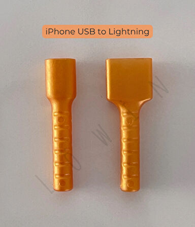iOS USB to Lightning Şarj Kablo Ucu Koruyucu - iPhone 5 - XS arası