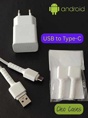 Şarj Kablo Ucu Koruyucu Yeni Nesil Android USB to Type-C