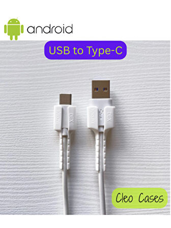 Şarj Kablo Ucu Koruyucu Yeni Nesil Android USB to Type-C