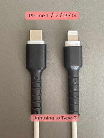 iOS Type-C to Lightning Şarj Kablo Ucu Koruyucu - iPhone 11-12-13-14