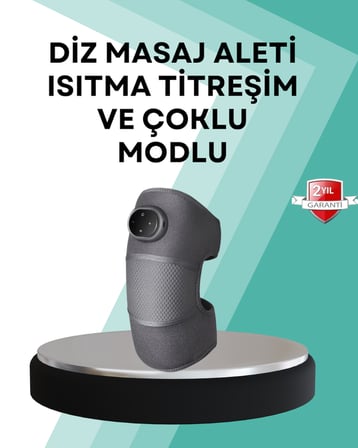 Ev Tipi Isı ve Titreşim Destekli Diz Masaj Aleti - Lisinya