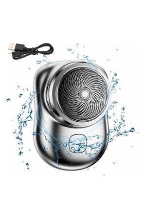 Mini Sıfır Sakal Yanak Tıraş Makinesi USB Şarjlı Sıfır Sakal Taşınabilir Korumalı - Lisinya