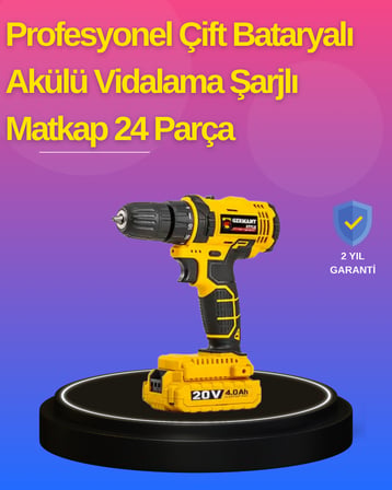 Hafif ve Ergonomik 12V Kablosuz Matkap | Hızlı Şarj ve Uzun Pil Ömrü - Lisinya