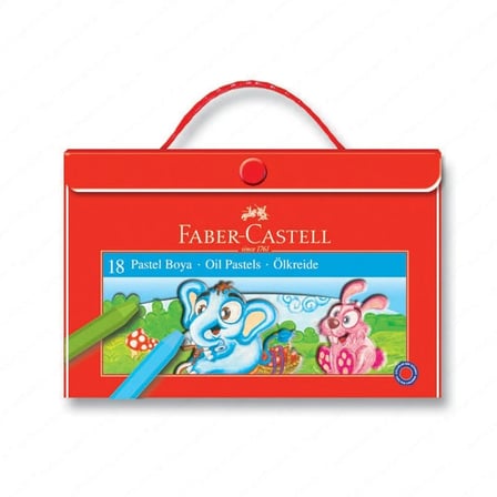 Pastel Boya Çantalı 18 li