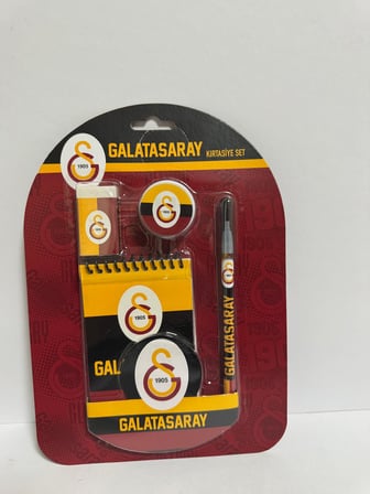 4'lü Kırtasiye Seti Sarı Kırmızı