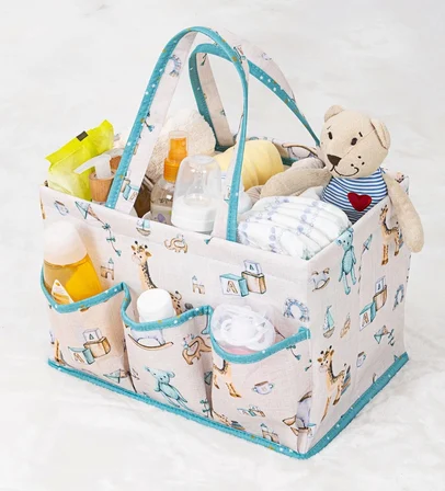 Baby Kullanımı Kolay Desenli Taşınabilir Bakım Çantası (yeşil) ( Lisinya )
