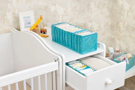 Baby Akordiyon Organizer Çekmece Düzenleyici Medium (yeşil) - 04096 ( Lisinya )