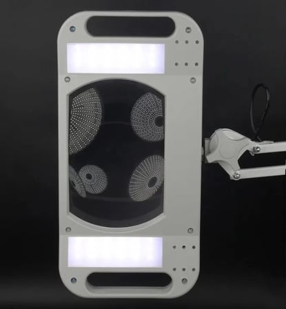 Nikula-10X LED Akrobat Büyüteç 2x15w 170x113 mm 10 Diopter Mercek LT-86G ( Lisinya )