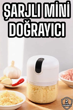 El Rondosu Mini Şarjlı Doğrayıcı Taşınabilir 250 ml - Lisinya
