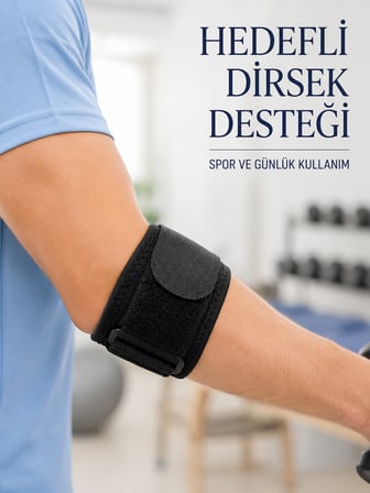 Sporcu Dirsek Bandı Tenisçi Golfçü Dirseği İçin Epikondilit Bandajı - Lisinya