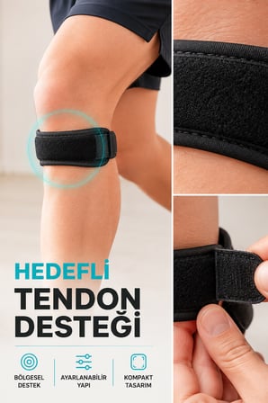 Ayarlanabilir Tendon Destek Bandı Diz Altı Spor Koşu Yürüyüş Bandı - Lisinya