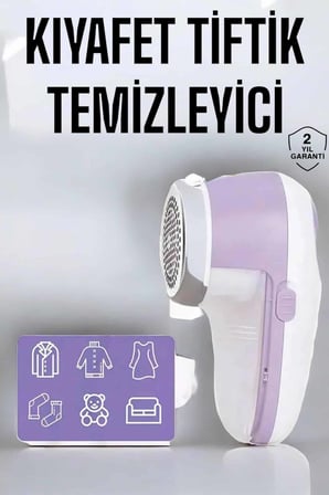 Tiftik Temizleyici Hazneli Şarjlı Manuel Kolay Kullanım - Lisinya