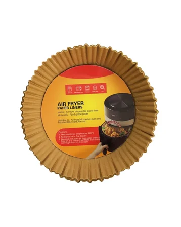 100 Lü Airfryer Kağıdı Yağ Geçirmez Yapışmaz Pişirme Kağıdı - Lisinya