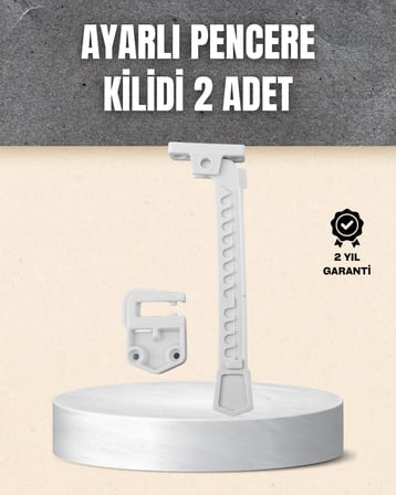 Kolay Montajlı Pencere Açılma Sınırlayıcı 2’li Set - Lisinya