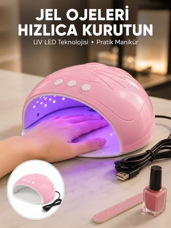 Ultraviyole LED Oje Kurutma Makinesi USB Kablolu Yeni Nesil - Lisinya