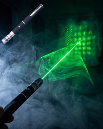 Lazer Kalem Güçlü Yeşil Işık Kompakt ve Pratik Kullanım - Lisinya