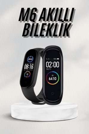 Akıllı Bileklik Android ve İOS Uyumlu Bildirim ve Çağrı Görme Spor Takibi - Lisinya