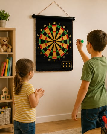 Güvenli Manyetik Dart Seti 6 Dart Oklu Eğlenceli Hedef Oyunu - Lisinya