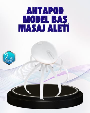 Taşınabilir Elektrikli Kafa Masaj Cihazı Sessiz Motor ve Ergonomik Tasarım - Lisinya
