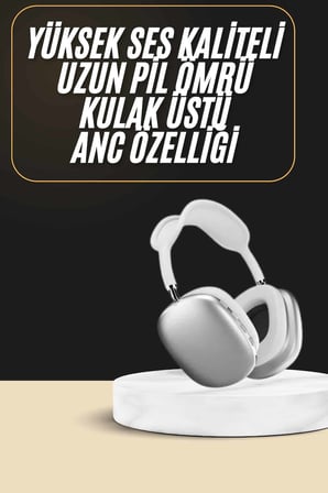 2025 Model Kulak Üstü Kablosuz Bluetooth Kulaklık Gürültü Azalta Uzun Pil - Lisinya