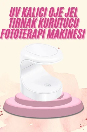 Mini Taşınabilir Kalıcı Oje Jel Tırnak Kurutucu Fototerapi Makinesi - Lisinya