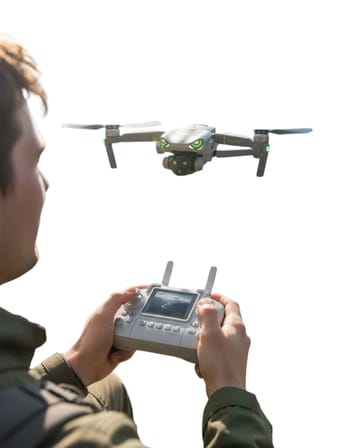 360° Takla ve Çift Kamera Özellikli Hobi Drone - Lisinya