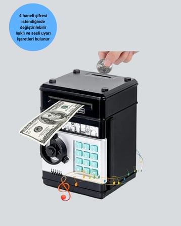 SAM53 NUMBER BANK SİYAH - Lisinya