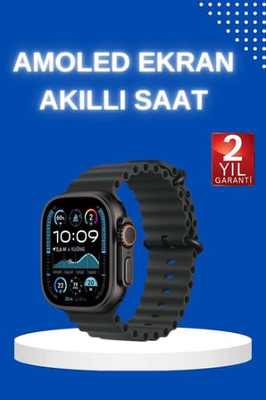 Akıllı Saat Bluetooth Bağlantılı NFC ve GPS Uyumlu Nabız Ölçer Sesli Görüşme Yeni Nesil - Lisinya