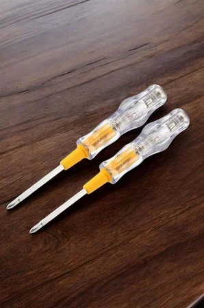 Kontrol Kalemi Nikel Kaplama Çift Başlıklı Test Cihazı - Lisinya