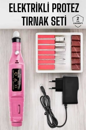 Nasır Temizleyici Manikür Pedikür Seti Elektrikli USB Girişli - Lisinya